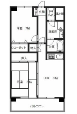 砥堀駅 徒歩5分 1階の物件間取画像